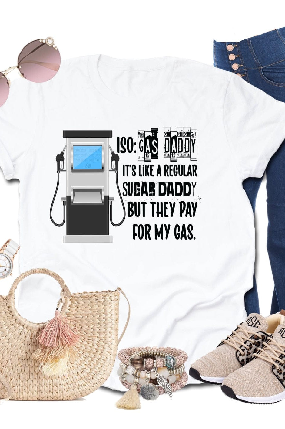 Gas Daddy Graphic T-Graphic T-Stay Foxy Boutique, Florissant, Missouri