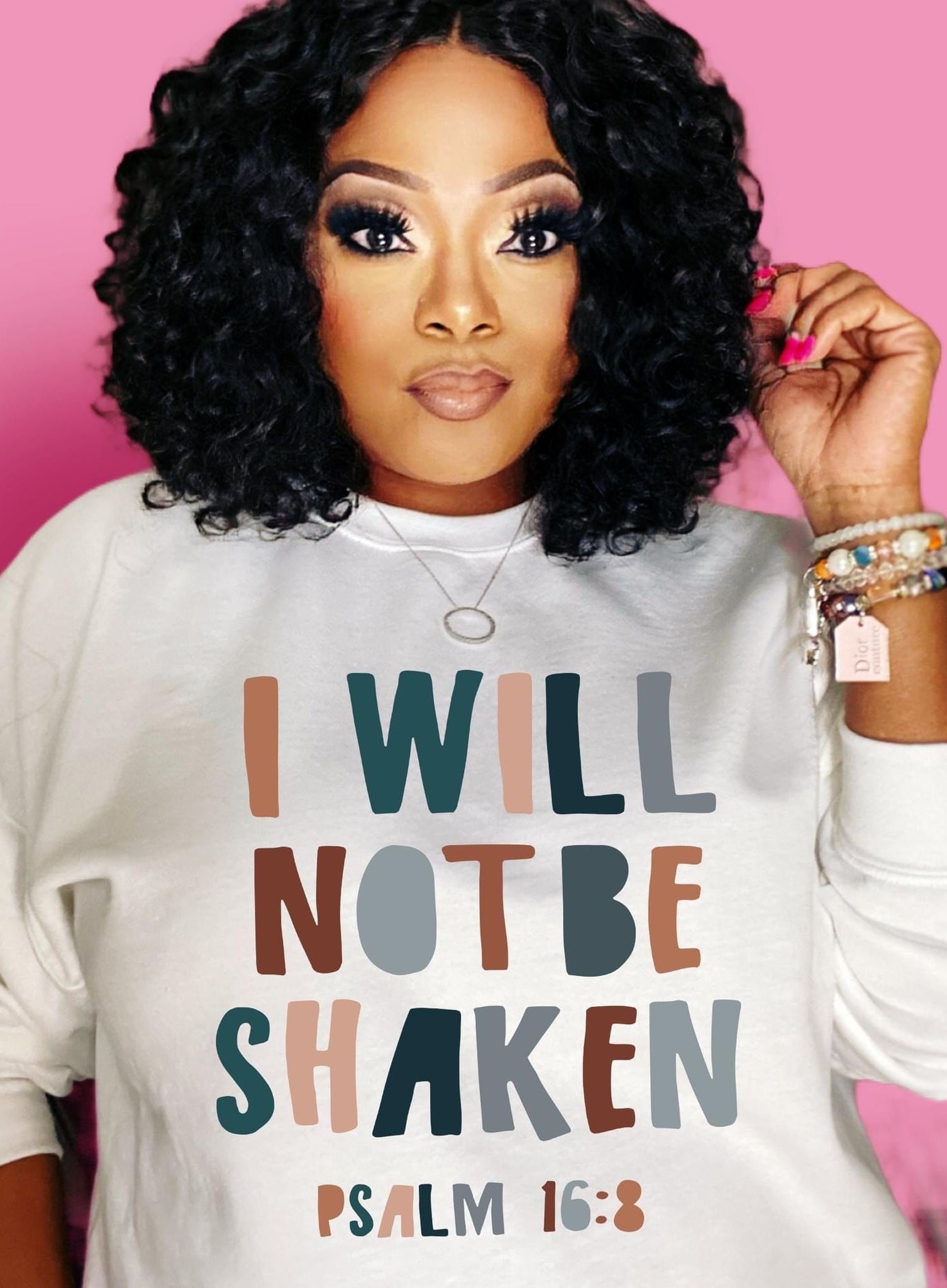 I will Not Be Shaken Graphic T-Graphic T-Stay Foxy Boutique, Florissant, Missouri