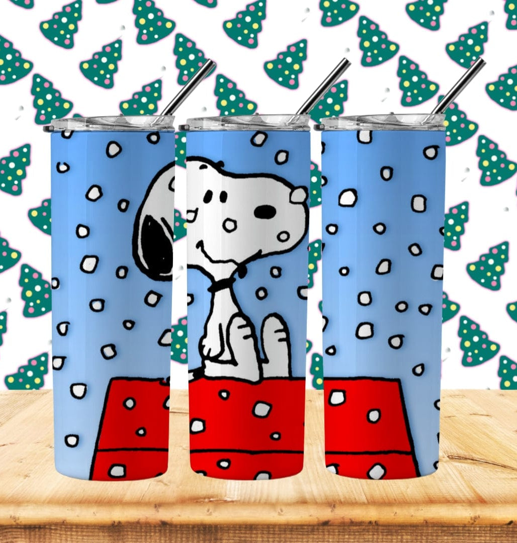 Christmas Snoopy Tumbler-Stay Foxy Boutique, Florissant, Missouri