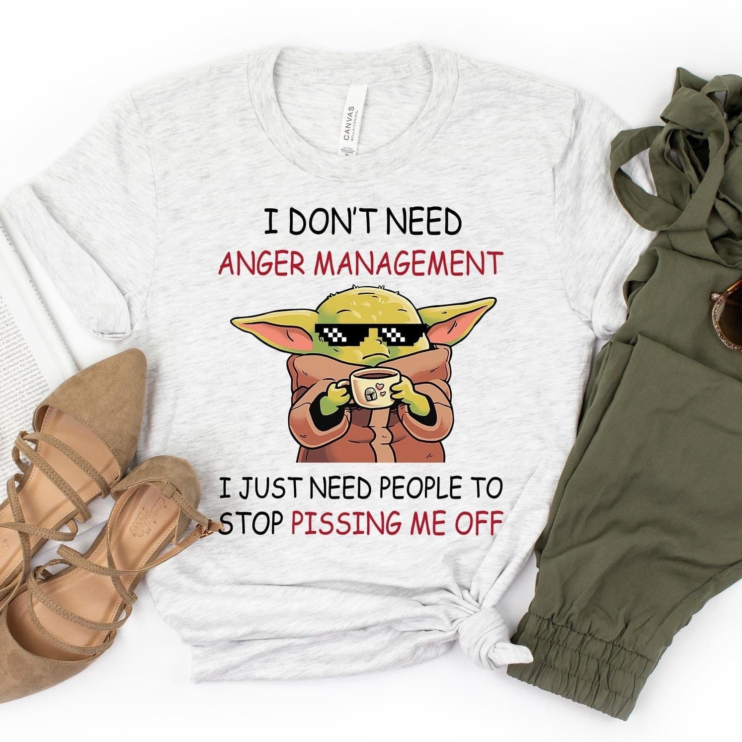 I Don’t Need Anger Management Graphic T-Graphic T-Stay Foxy Boutique, Florissant, Missouri