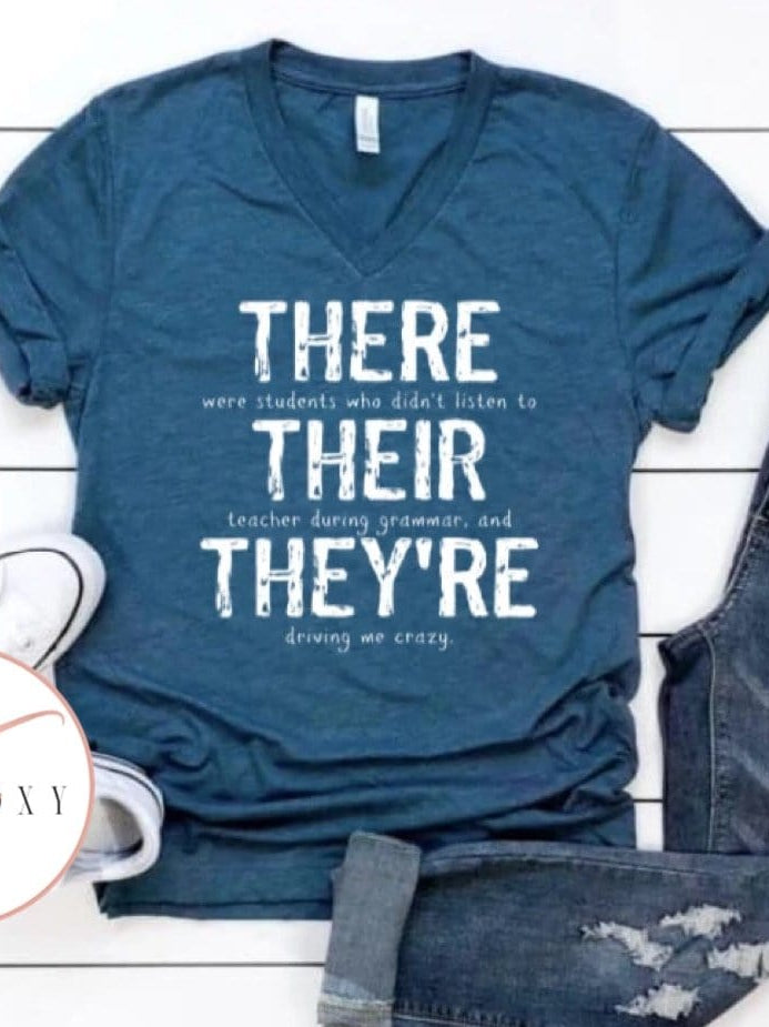 There Their They’re Graphic T-Graphic T-Stay Foxy Boutique, Florissant, Missouri
