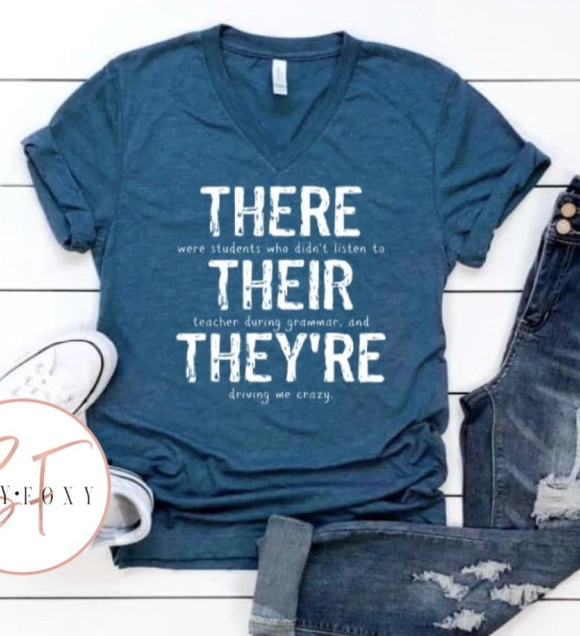 There Their They’re Graphic T-Graphic T-Stay Foxy Boutique, Florissant, Missouri
