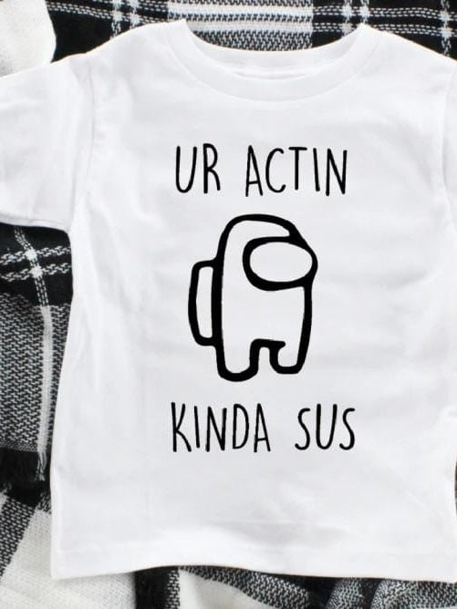 Kinda Sus Toddler and Kid Graphic T-Graphic T-Stay Foxy Boutique, Florissant, Missouri