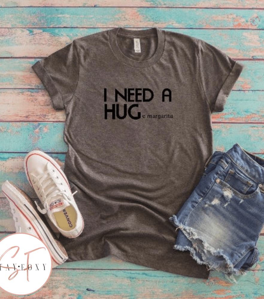 I Need A Hug Graphic T #202-Graphic T-Stay Foxy Boutique, Florissant, Missouri