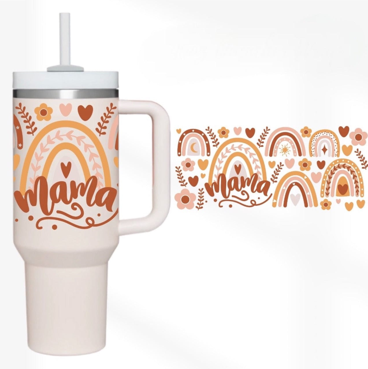Mama 40 oz Tumbler-Stay Foxy Boutique, Florissant, Missouri