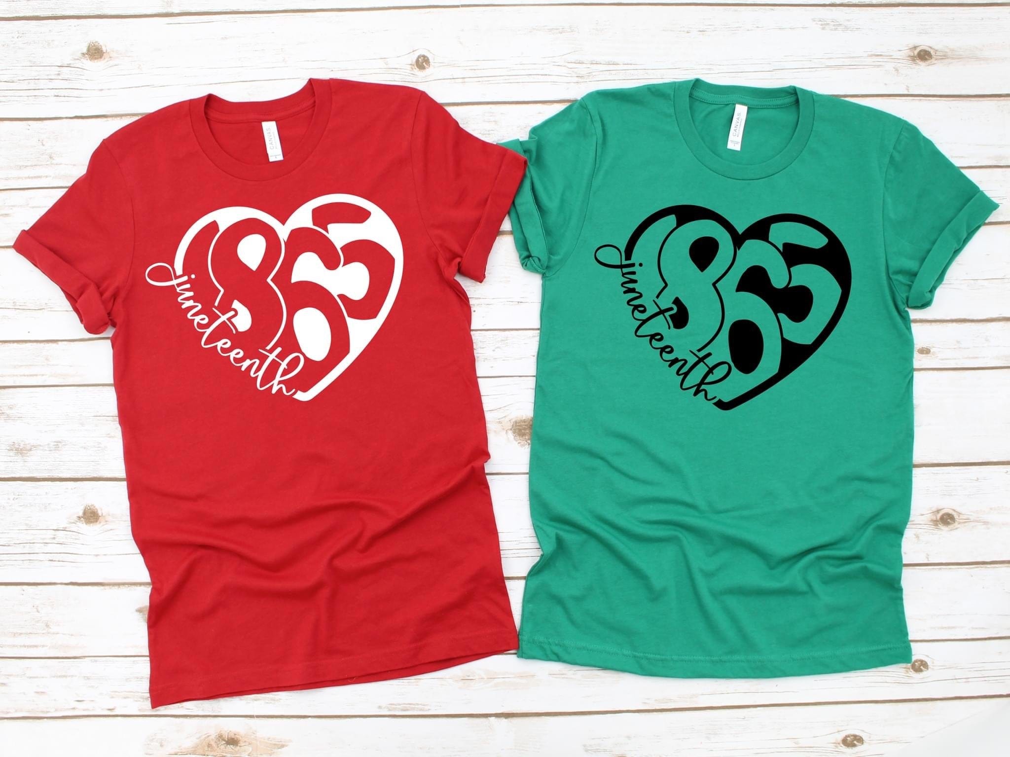Juneteenth Love Graphic T-Graphic T-Stay Foxy Boutique, Florissant, Missouri