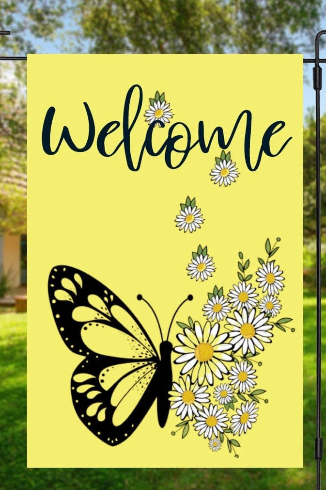 Floating Butterfly Garden Flag-Stay Foxy Boutique, Florissant, Missouri