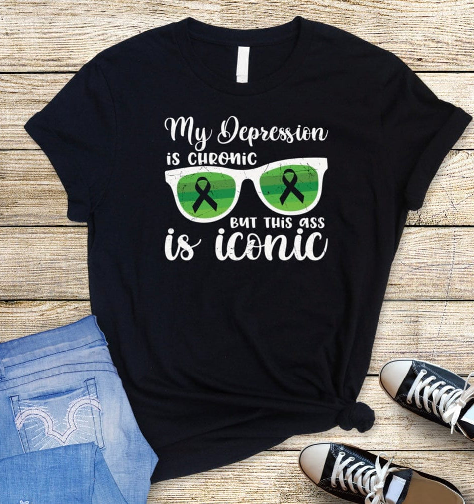 My Depression Graphic T-Graphic T-Stay Foxy Boutique, Florissant, Missouri