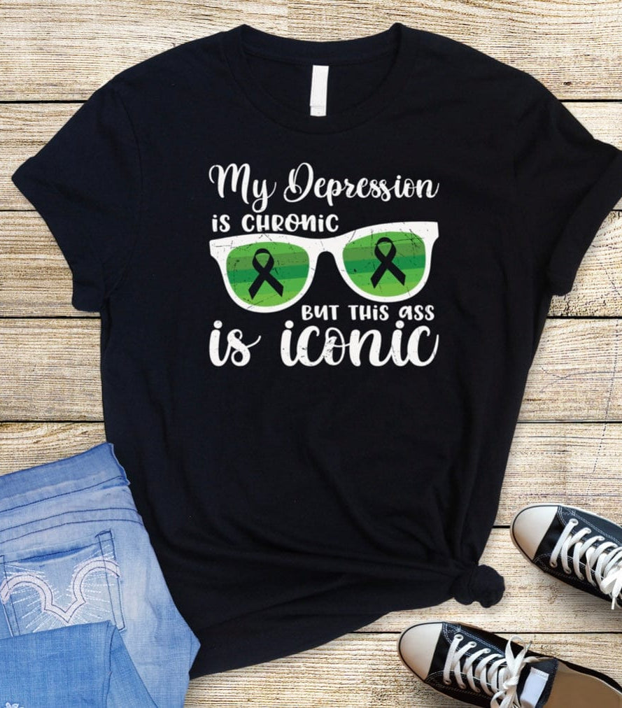 My Depression Graphic T-Graphic T-Stay Foxy Boutique, Florissant, Missouri