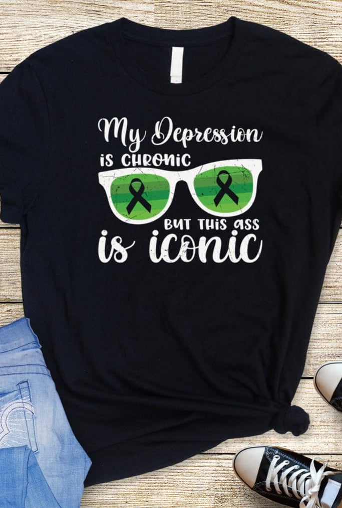 My Depression Graphic T-Graphic T-Stay Foxy Boutique, Florissant, Missouri