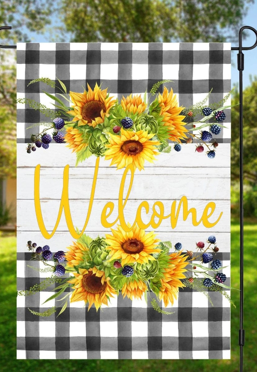 Welcome Garden Flag-Stay Foxy Boutique, Florissant, Missouri