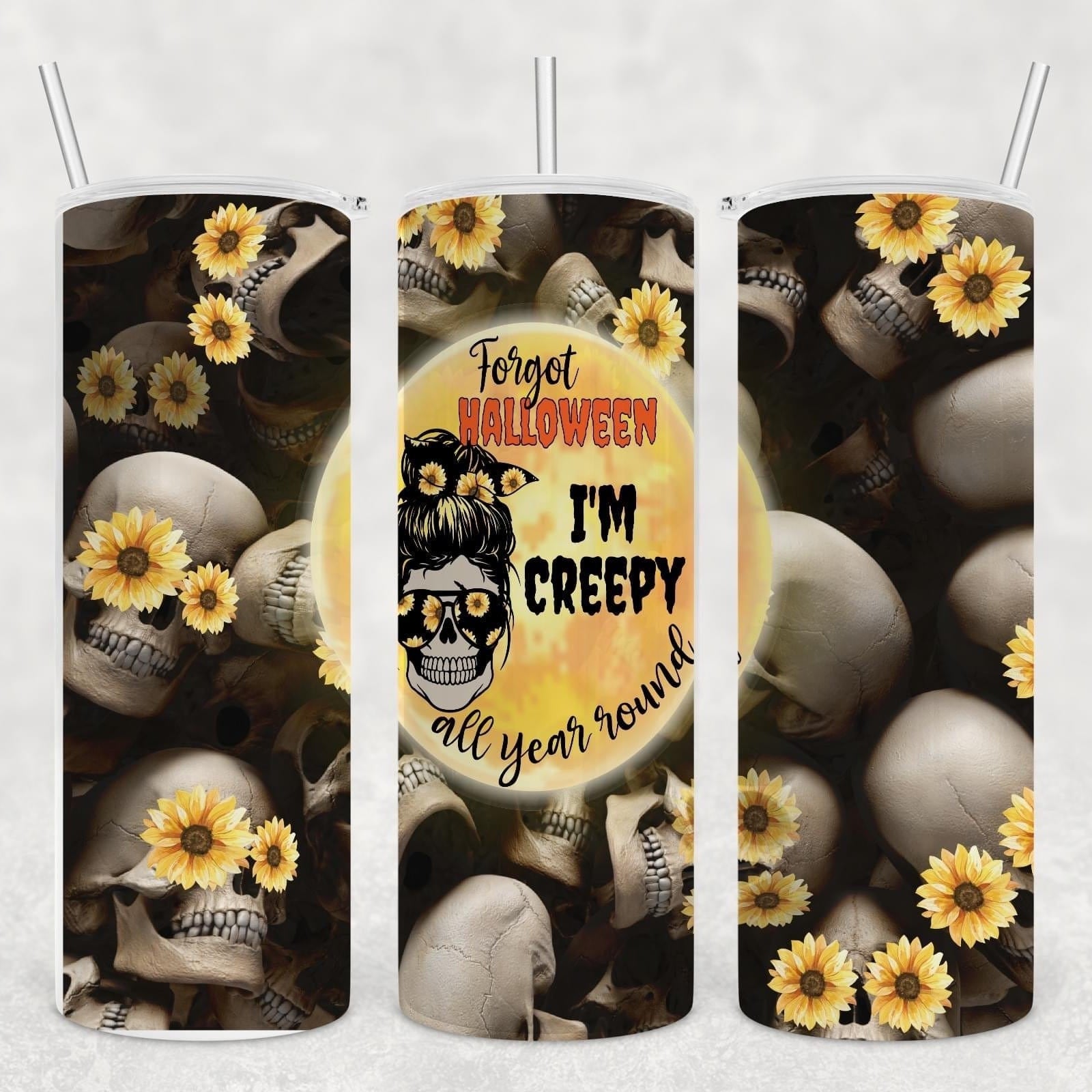 I’m Creepy Tumbler-Drinkware-Stay Foxy Boutique, Florissant, Missouri