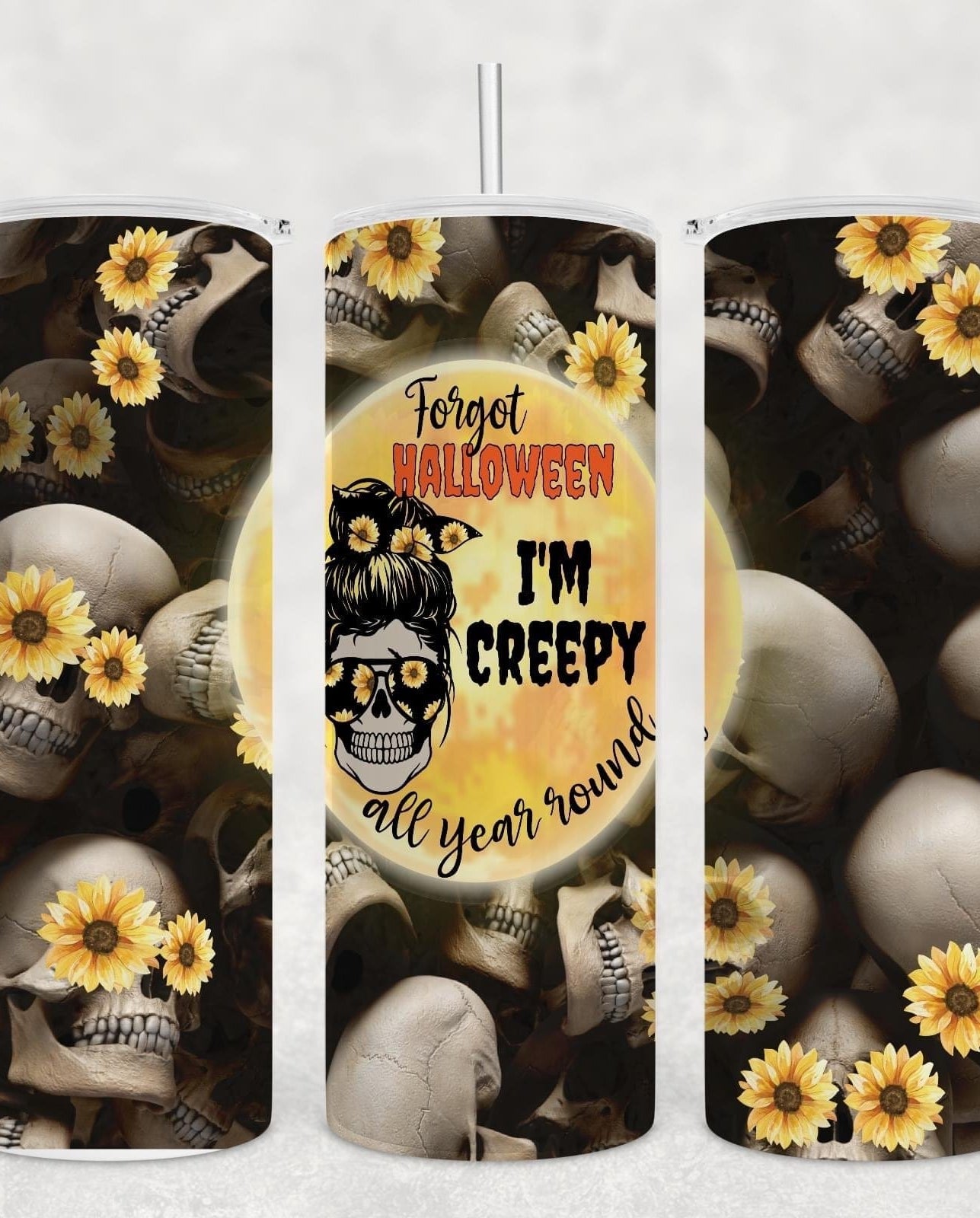 I’m Creepy Tumbler-Drinkware-Stay Foxy Boutique, Florissant, Missouri