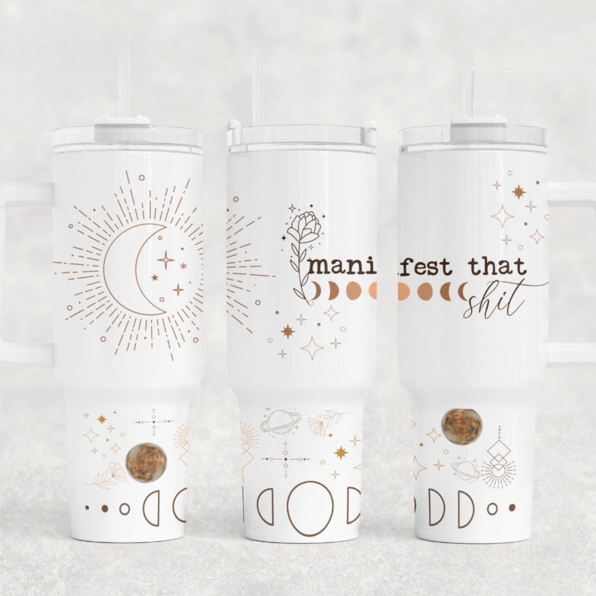 Manifest 40 oz Tumbler-Stay Foxy Boutique, Florissant, Missouri