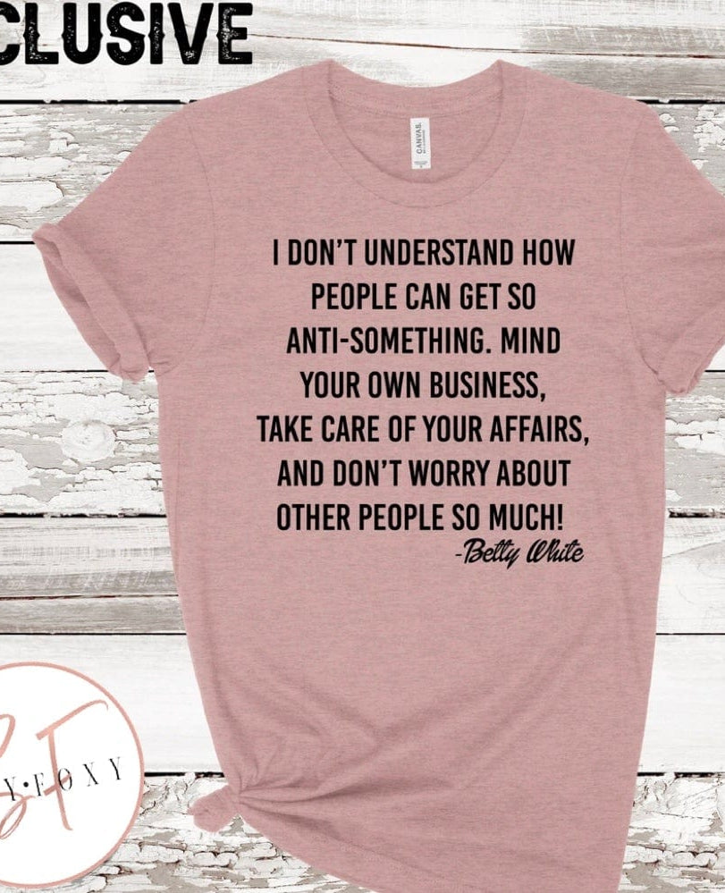 So Anti-something Graphic T-Graphic T-Stay Foxy Boutique, Florissant, Missouri