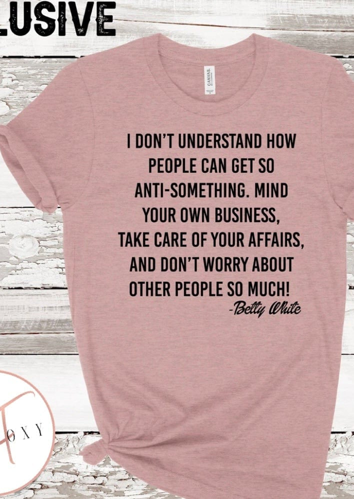 So Anti-something Graphic T-Graphic T-Stay Foxy Boutique, Florissant, Missouri
