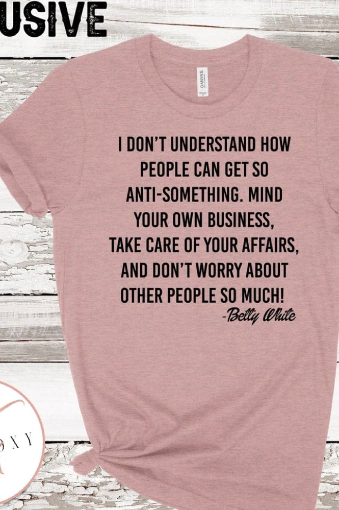 So Anti-something Graphic T-Graphic T-Stay Foxy Boutique, Florissant, Missouri