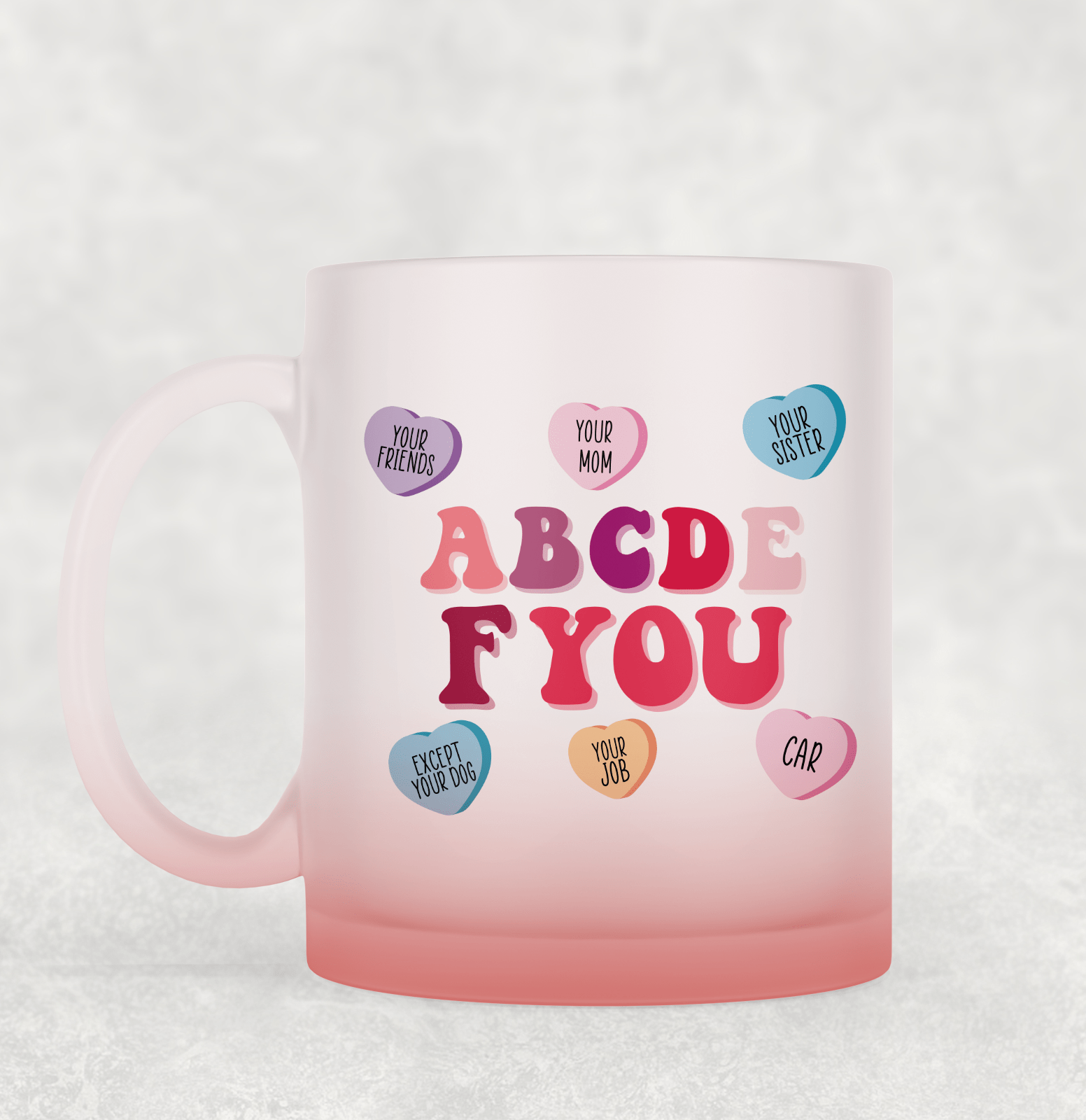 ABCDE Mug /Wine Tumbler-Stay Foxy Boutique, Florissant, Missouri