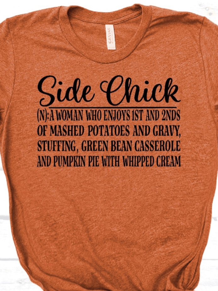 Side Chick Graphic T-Graphic T-Stay Foxy Boutique, Florissant, Missouri