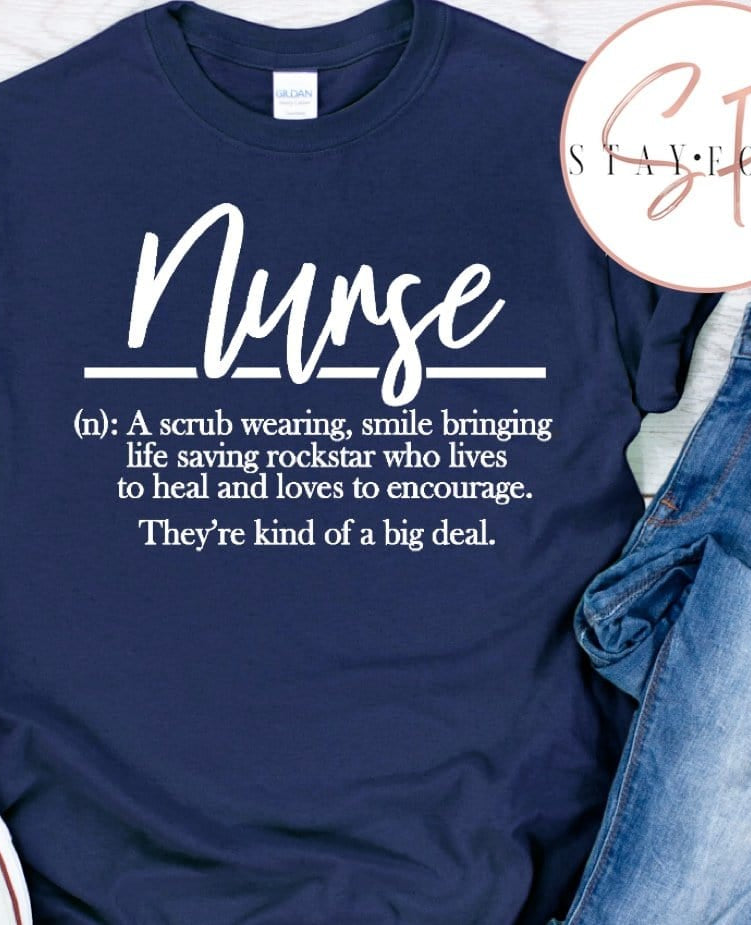 Nurse Graphic T-Graphic T-Stay Foxy Boutique, Florissant, Missouri