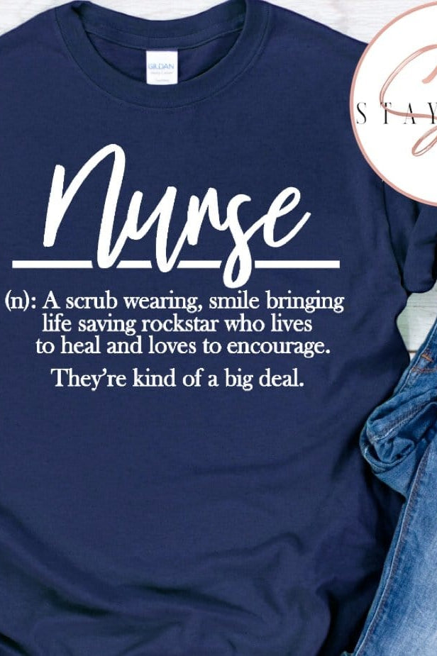 Nurse Graphic T-Graphic T-Stay Foxy Boutique, Florissant, Missouri