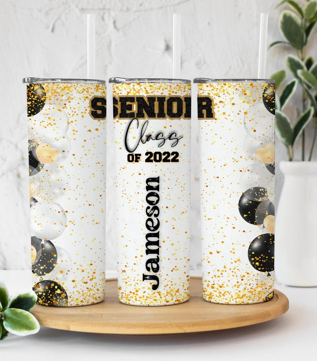 Balloons Senior 2022 Tumbler-Stay Foxy Boutique, Florissant, Missouri