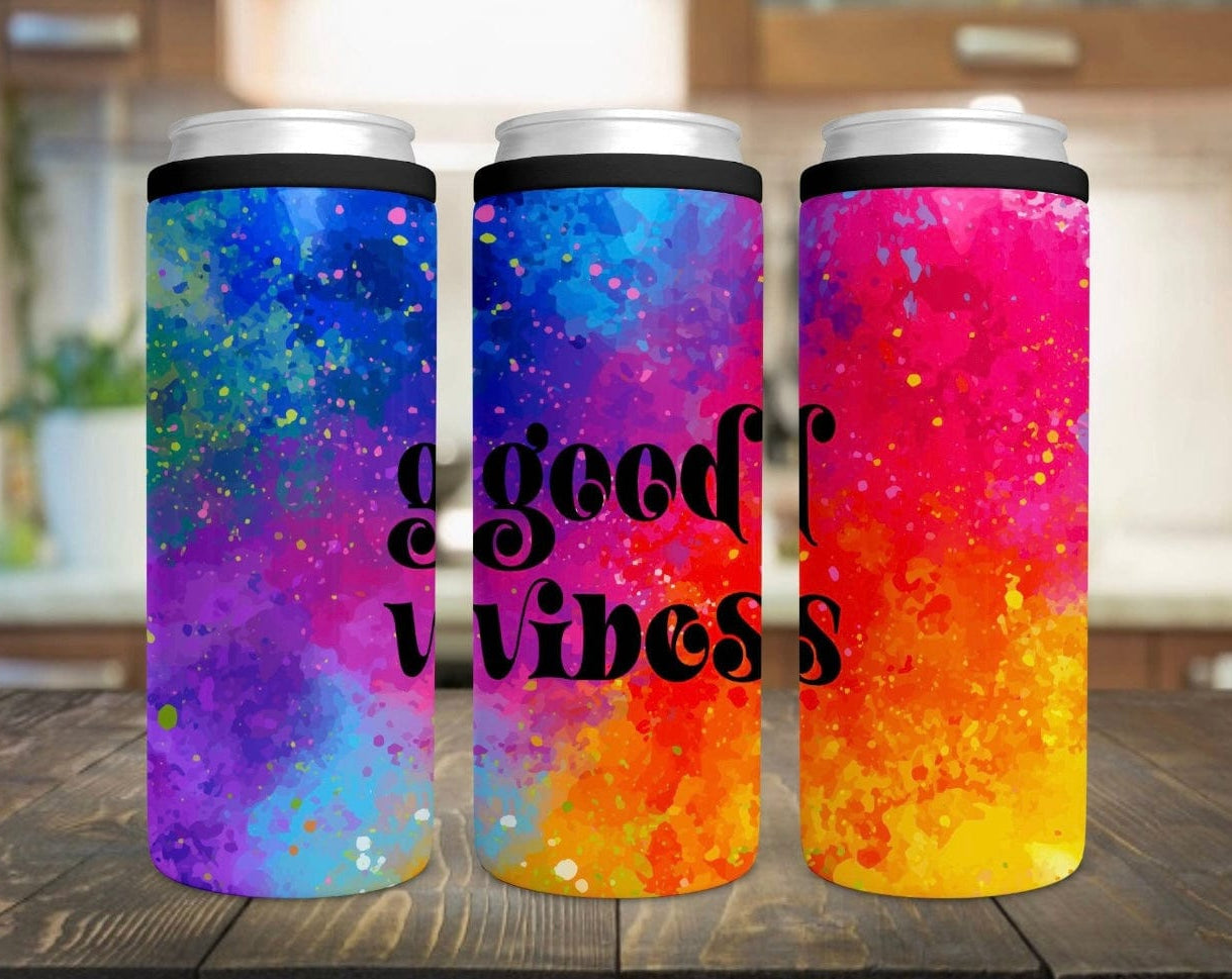 Good Vibes CAN COOLER-Stay Foxy Boutique, Florissant, Missouri