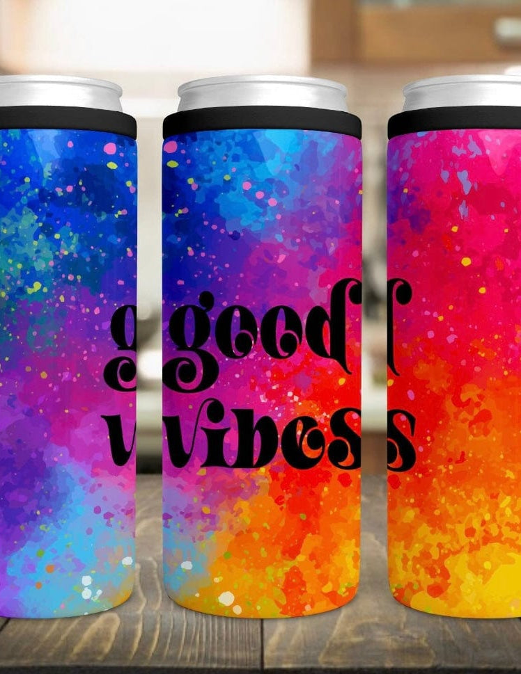 Good Vibes CAN COOLER-Stay Foxy Boutique, Florissant, Missouri