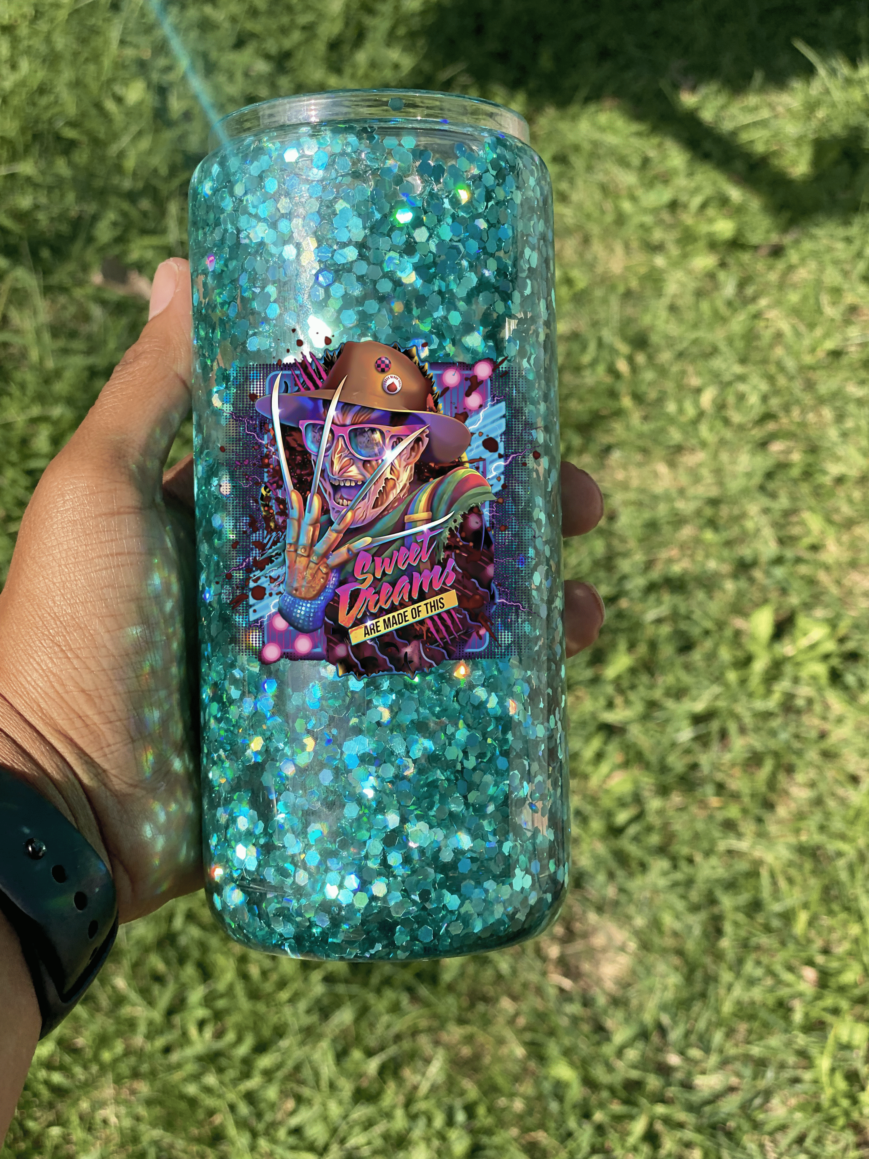 Dream Globe Glass Cup-Drinkware-Stay Foxy Boutique, Florissant, Missouri