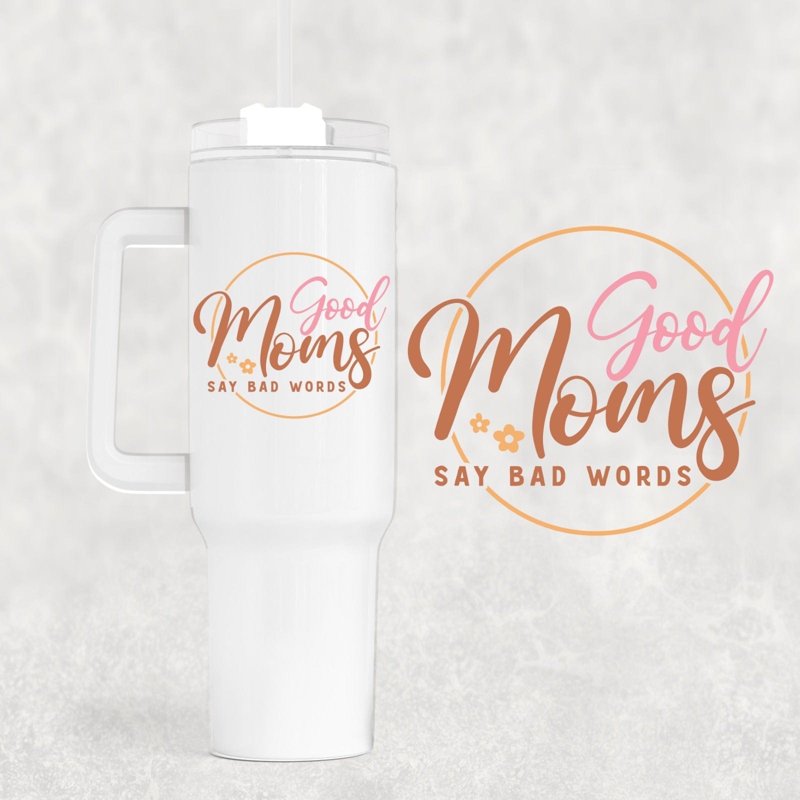 Good Moms 40 oz Tumbler-Stay Foxy Boutique, Florissant, Missouri