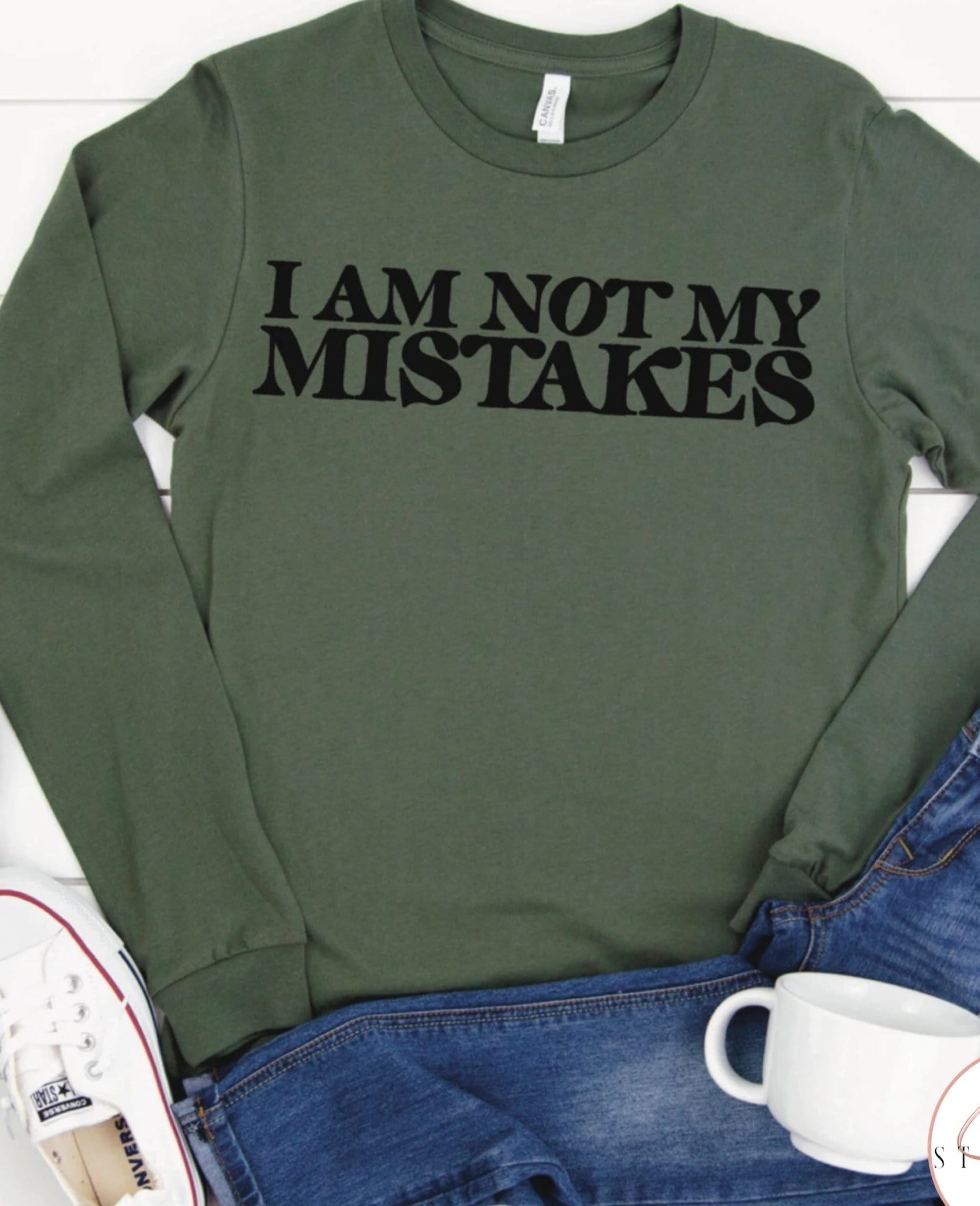 I Am Not My Mistakes Graphic T-Graphic T-Stay Foxy Boutique, Florissant, Missouri