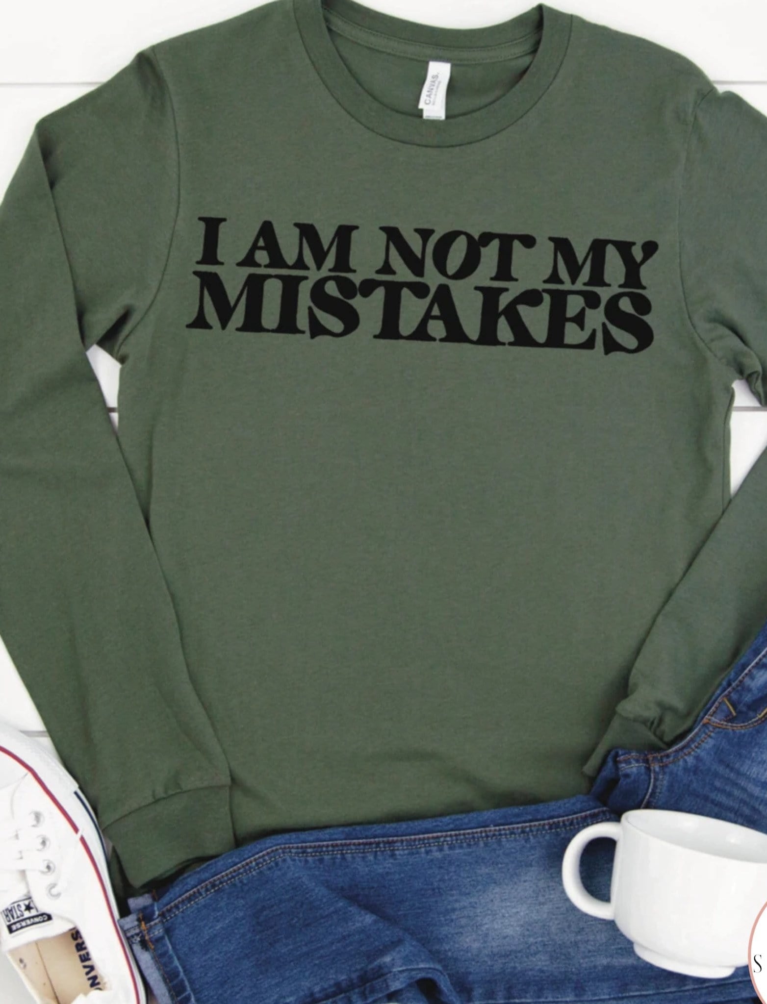 I Am Not My Mistakes Graphic T-Graphic T-Stay Foxy Boutique, Florissant, Missouri