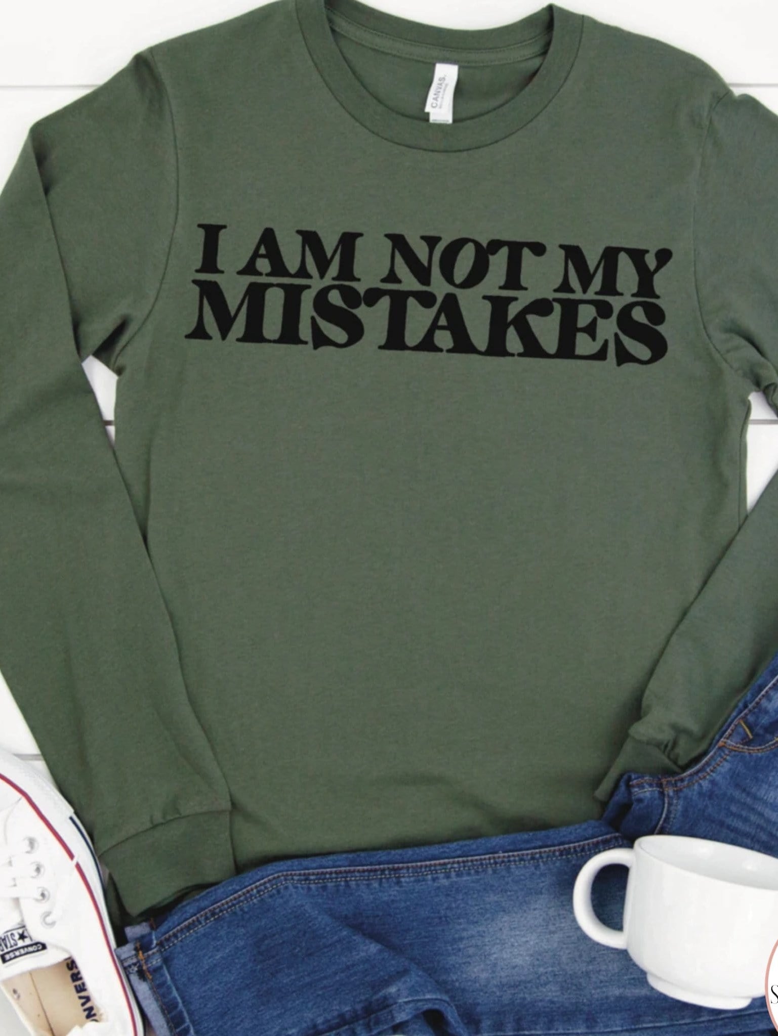 I Am Not My Mistakes Graphic T-Graphic T-Stay Foxy Boutique, Florissant, Missouri