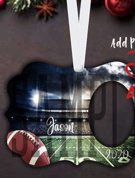 Sports Ornaments *Add a Photo and Name*-Stay Foxy Boutique, Florissant, Missouri