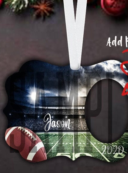 Sports Ornaments *Add a Photo and Name*-Stay Foxy Boutique, Florissant, Missouri