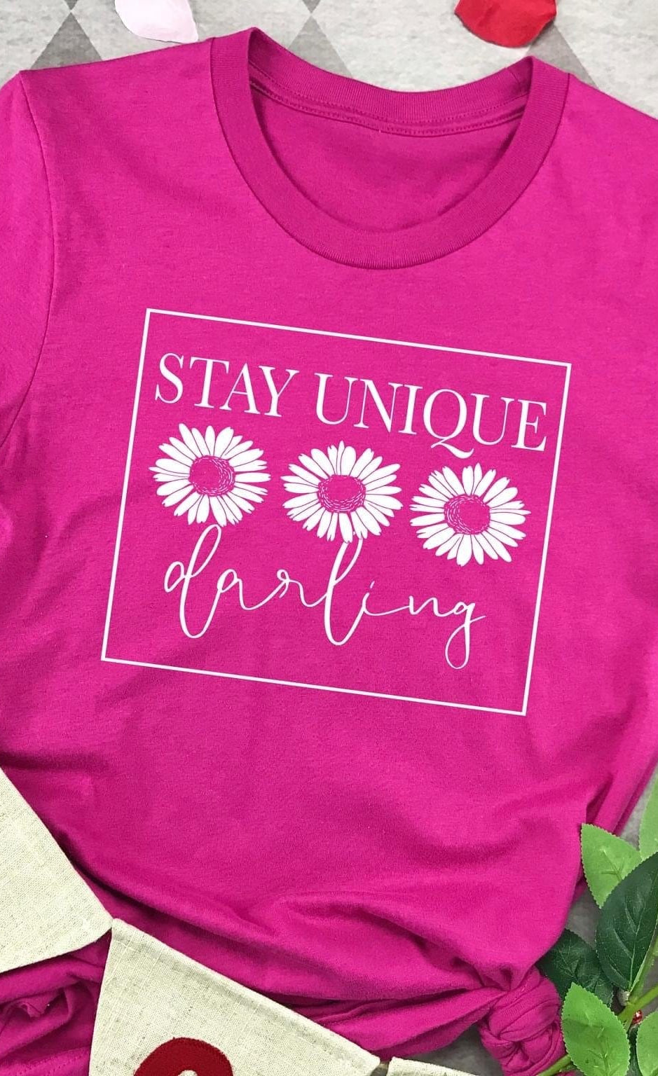 Stay Unique Graphic T #272-Graphic T-Stay Foxy Boutique, Florissant, Missouri