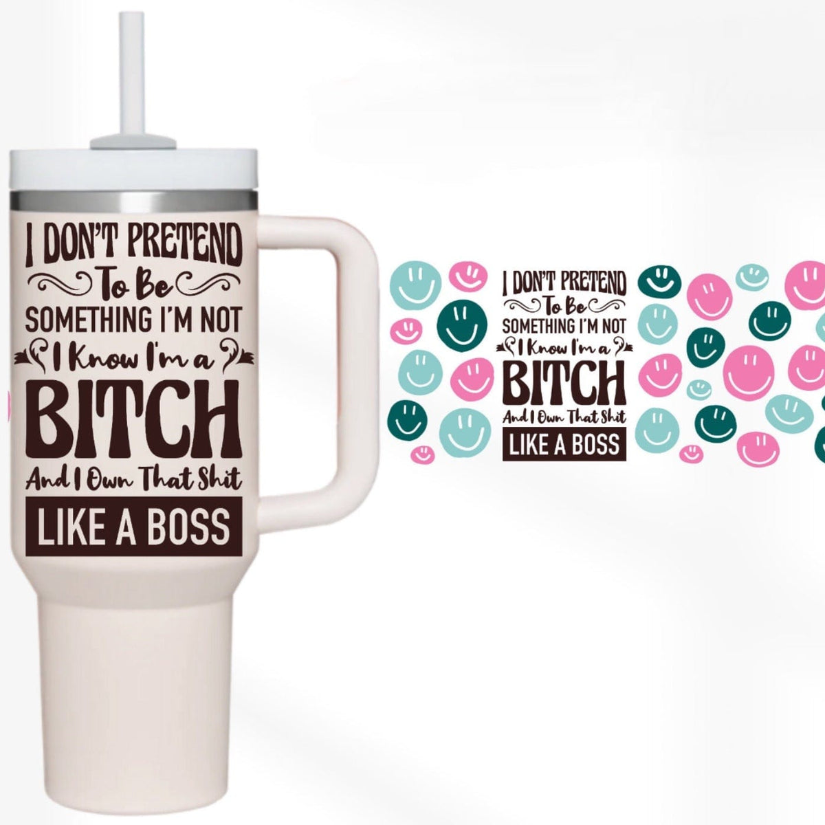 I Don’t Pretend 40 oz Tumbler-Stay Foxy Boutique, Florissant, Missouri
