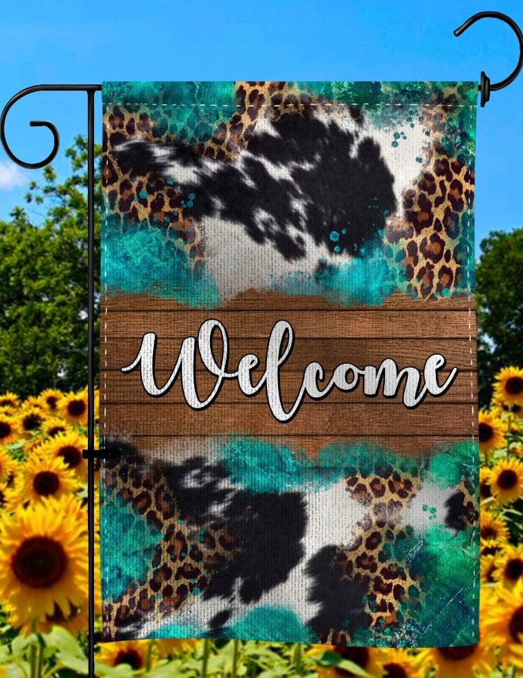 Southwestern Welcome Garden Flag-Stay Foxy Boutique, Florissant, Missouri