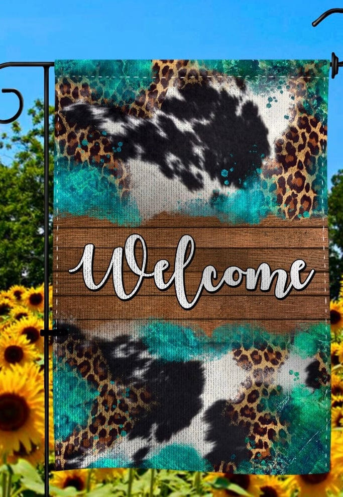 Southwestern Welcome Garden Flag-Stay Foxy Boutique, Florissant, Missouri