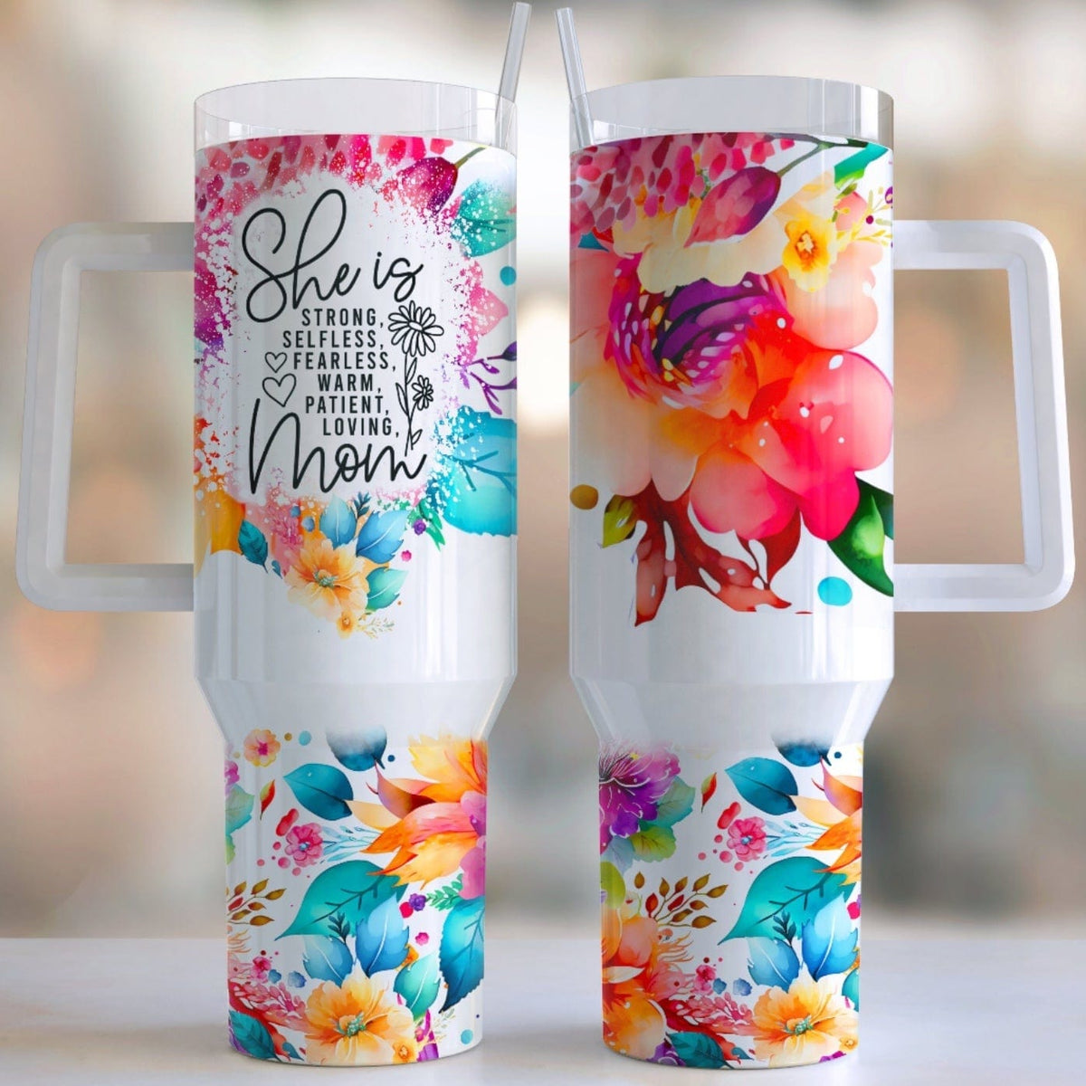 She Is 40 oz Tumbler-Stay Foxy Boutique, Florissant, Missouri