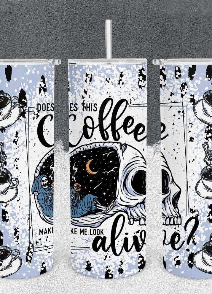 Make Me Look Alive Tumbler-Drinkware-Stay Foxy Boutique, Florissant, Missouri