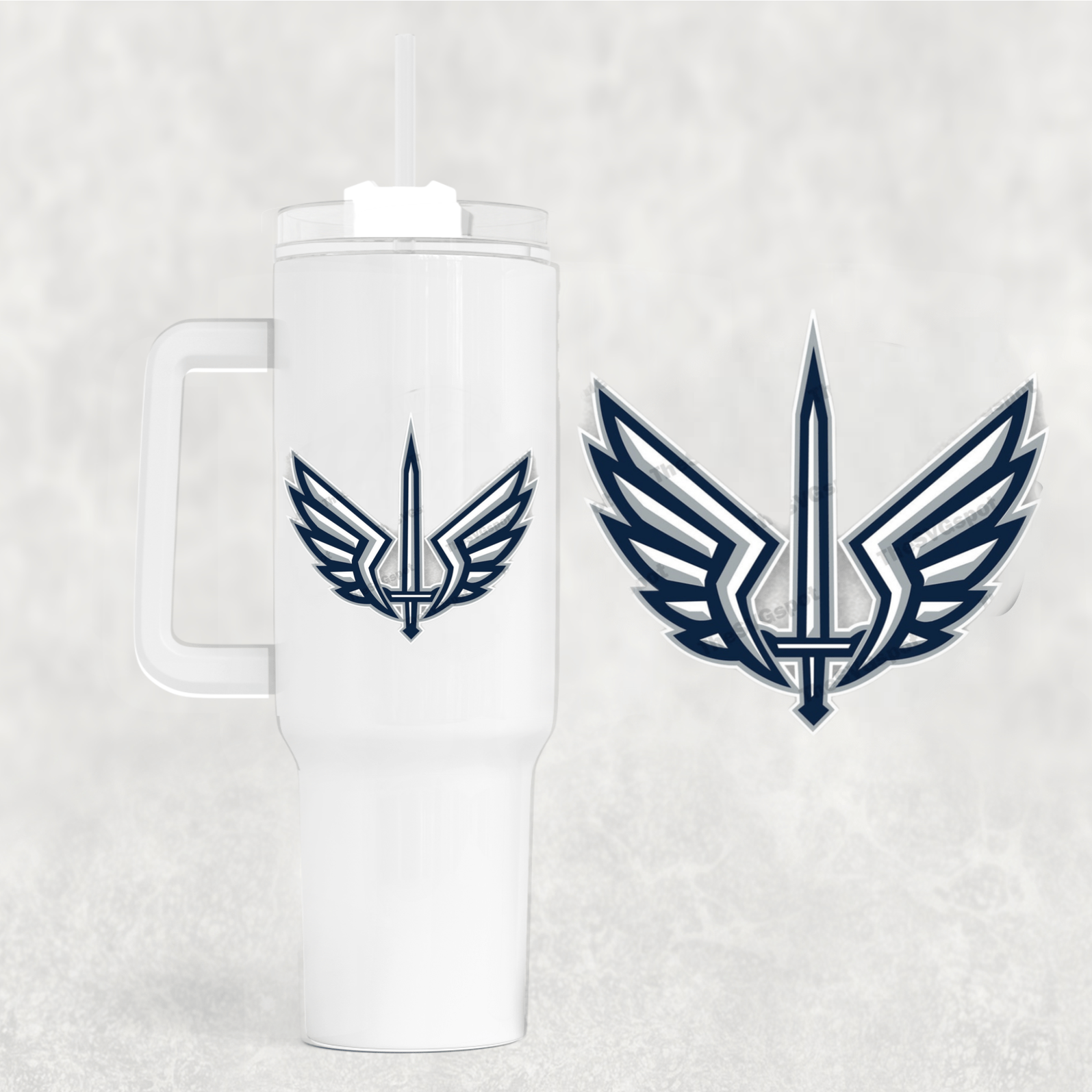 Time For Battle 40 oz Tumbler-Stay Foxy Boutique, Florissant, Missouri