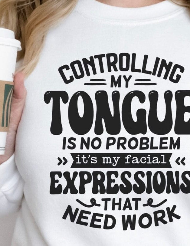 Controlling My Tongue Graphic T-Graphic T-Stay Foxy Boutique, Florissant, Missouri