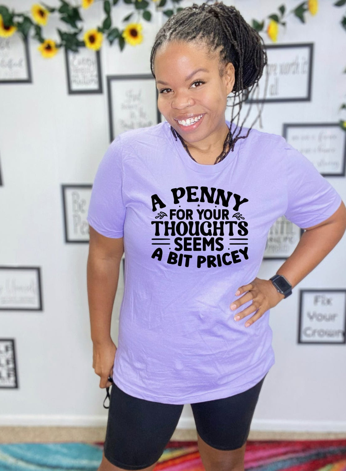 Penny For Your Thoughts Graphic T-Graphic T-Stay Foxy Boutique, Florissant, Missouri