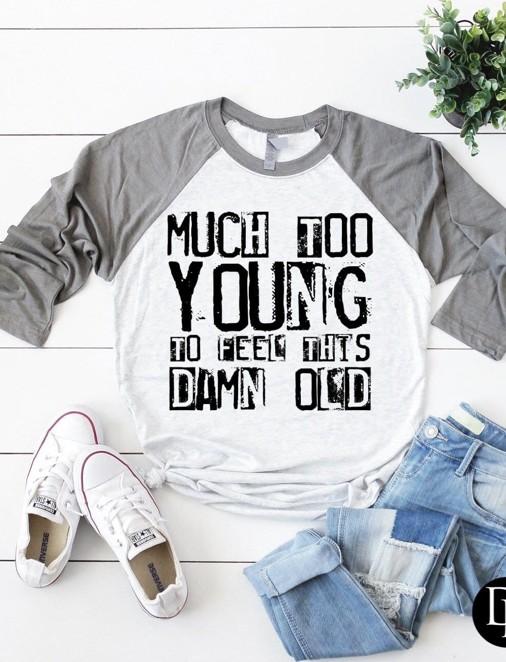 Much Too Young Graphic T #194-Graphic T-Stay Foxy Boutique, Florissant, Missouri