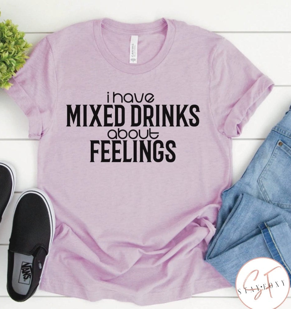 Mixed Feelings Graphic T #325-Graphic T-Stay Foxy Boutique, Florissant, Missouri