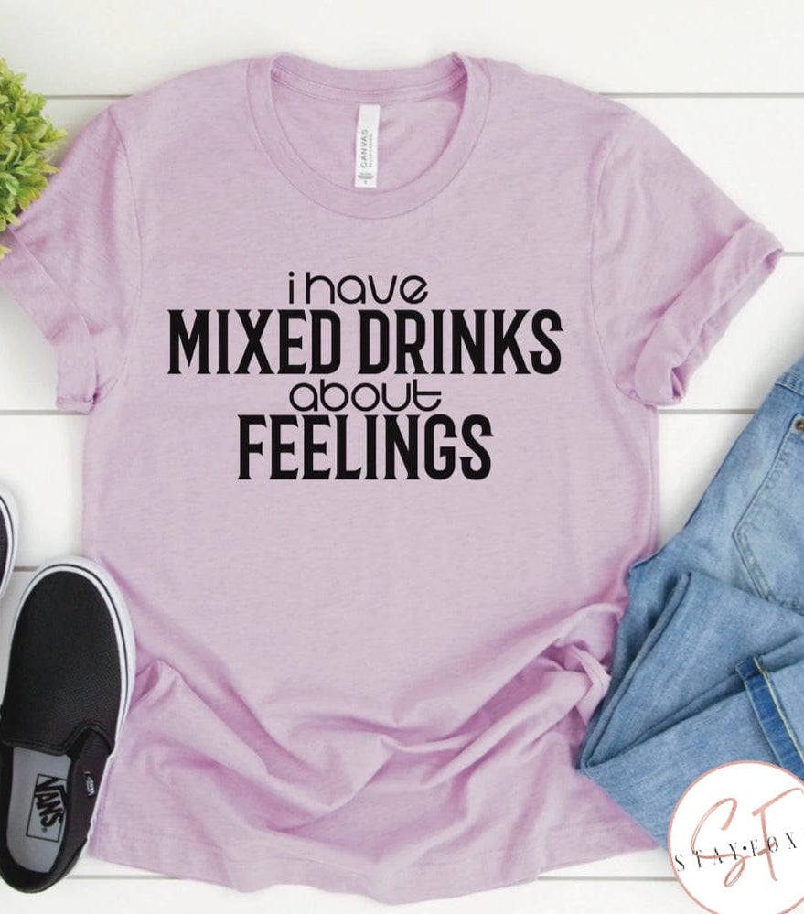 Mixed Feelings Graphic T #325-Graphic T-Stay Foxy Boutique, Florissant, Missouri