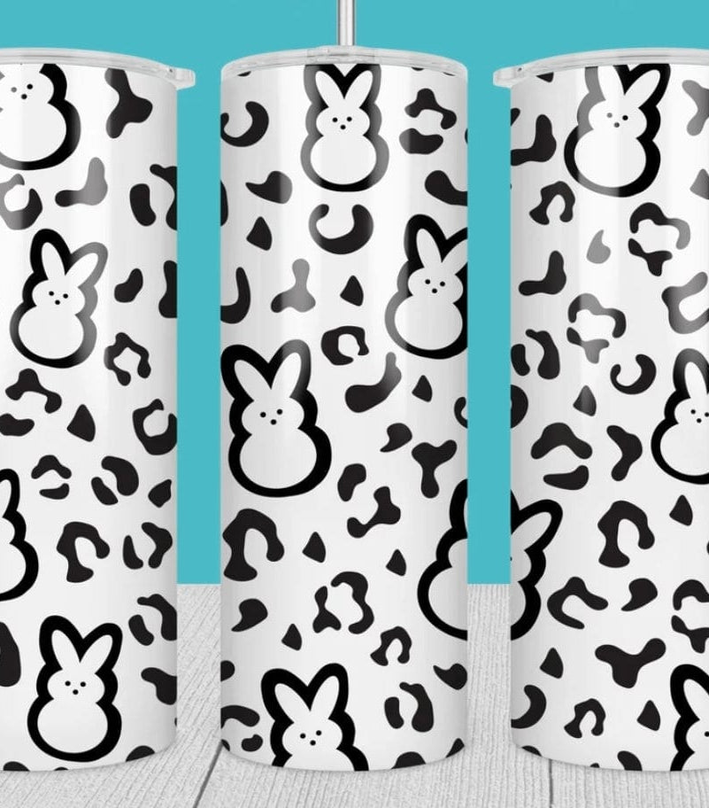 Leopard Peeps Easter Tumbler-Stay Foxy Boutique, Florissant, Missouri