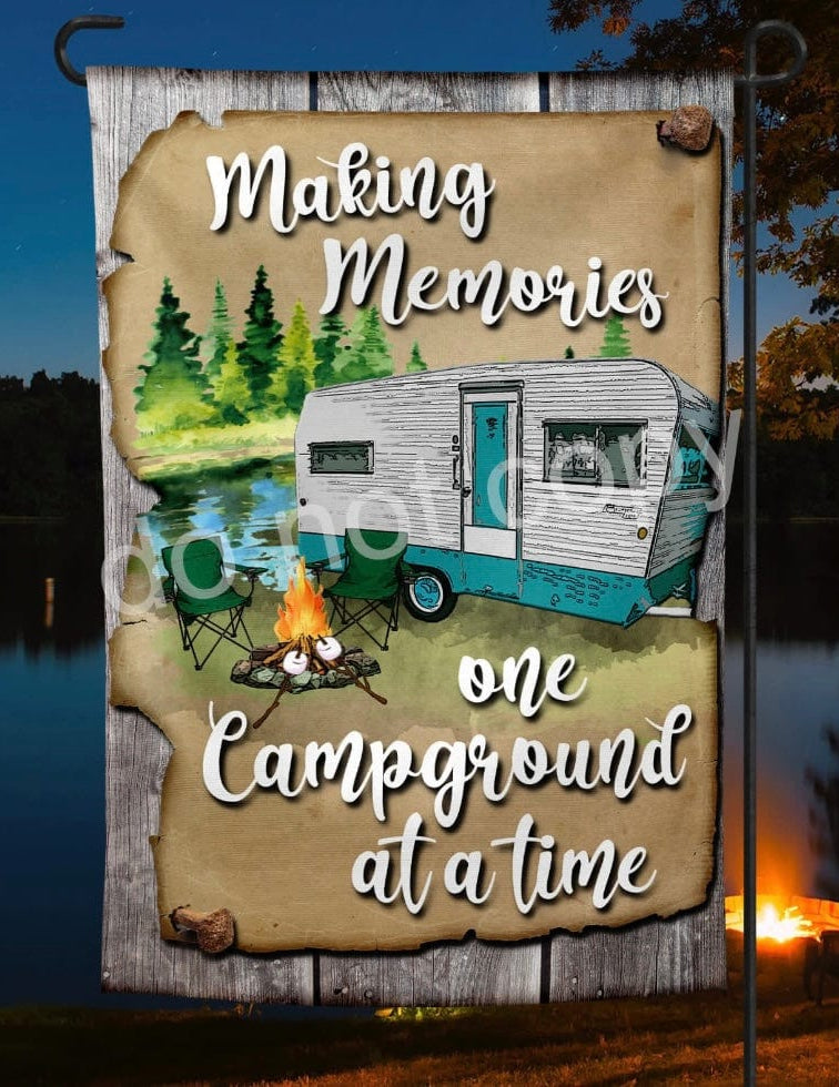 Making Memories Garden Flag-Stay Foxy Boutique, Florissant, Missouri