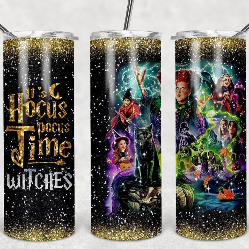 Glitter Witches Tumbler-Drinkware-Stay Foxy Boutique, Florissant, Missouri